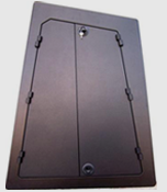 trapezoidal door