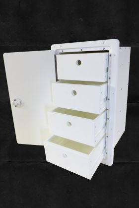 4 Drawer Tackle Center With Door Open