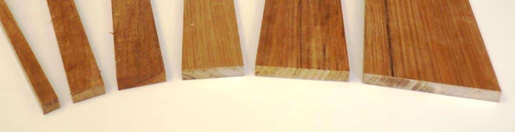 Marine Teak Lumber | 3/8" Boards | 1/2" To 4" Wide -- 1' To 5' Long